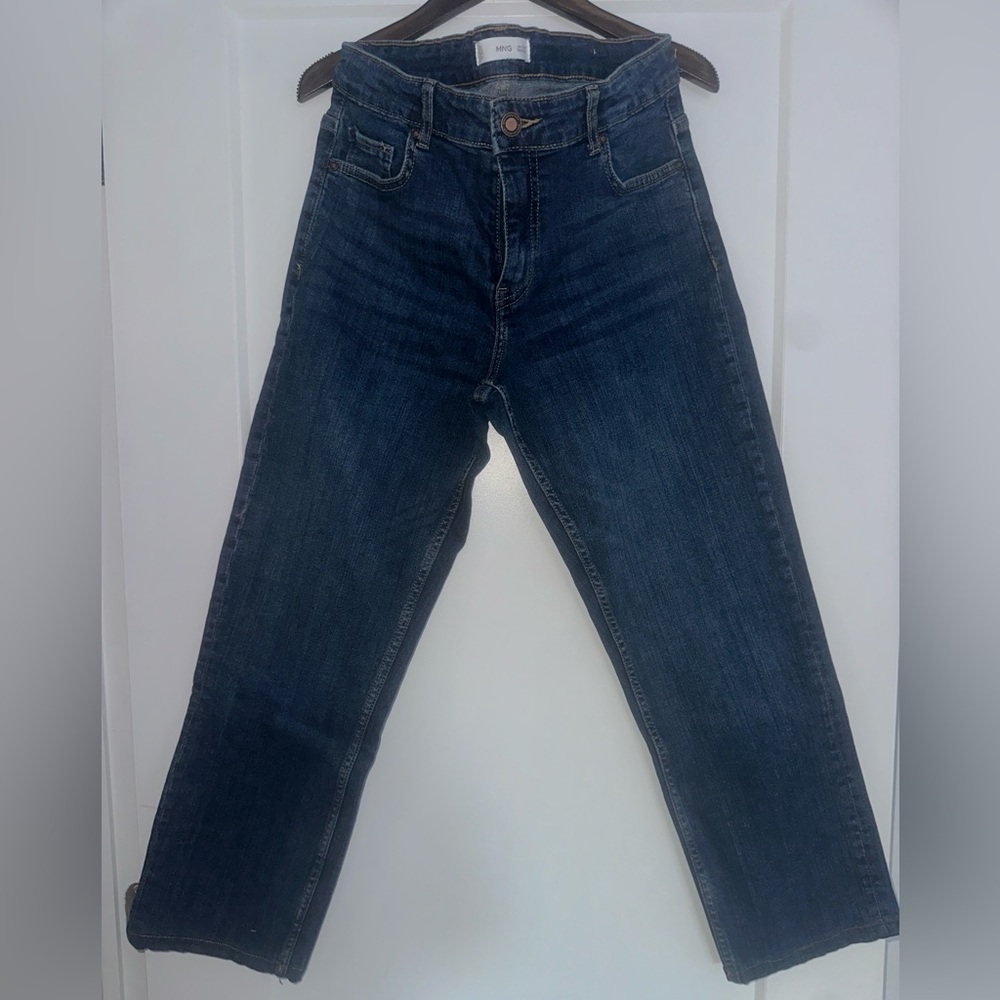 Mango: Kids Boys Dark Blue Jeans - Picture 2 of 4